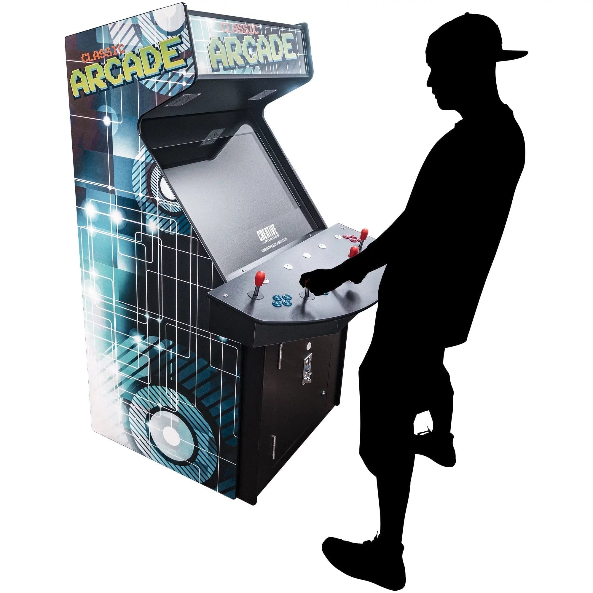 Creative Arcades 4P Full Size Stand up Arcade Machine