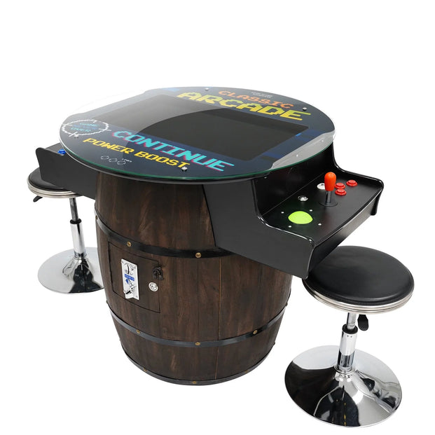 Creative Arcades Wine Barrel Cocktail Arcade Machine