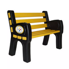 Imperial Pittsburgh Steelers Park Bench