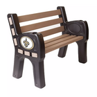 Imperial New Orleans Saints Park Bench