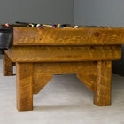 Viking Log Furniture Barnwood Timber Lodge Pool Table