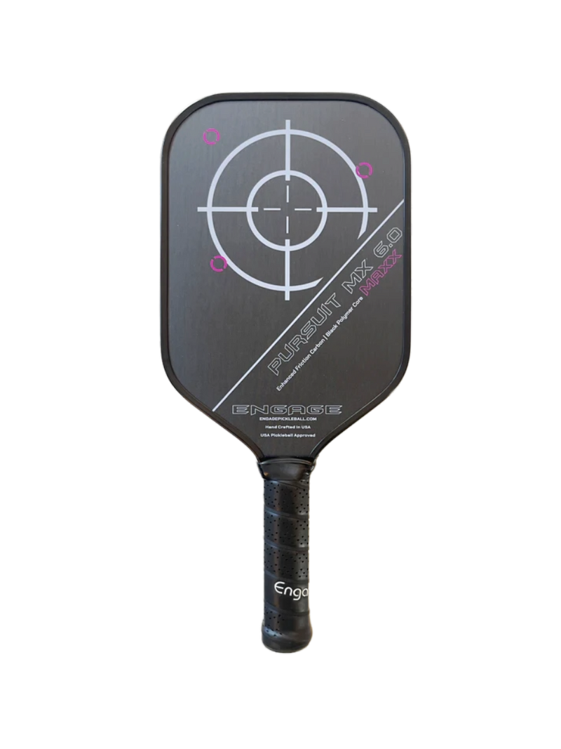 Engage Pickleball Pursuit MAXX MX 6.0 - Enhanced Friction Carbon - Elongated
