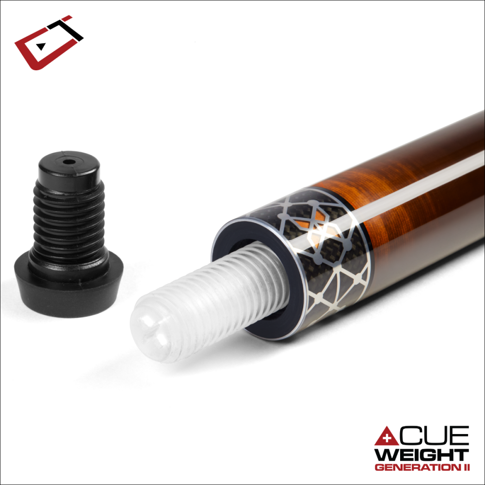 Cuetec Cynergy X Cue Amber, Poly-Wrap (12.5mm Shaft)