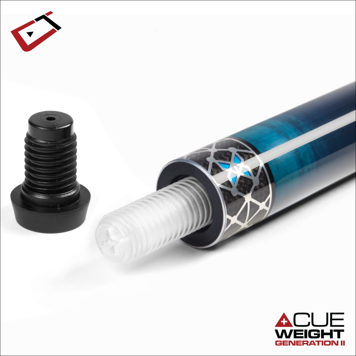 Cuetec Cynergy X Cue Lagoon, No Wrap (12.5mm Shaft)