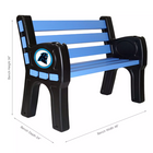 Imperial Carolina Panthers Park Bench