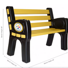 Imperial Pittsburgh Steelers Park Bench