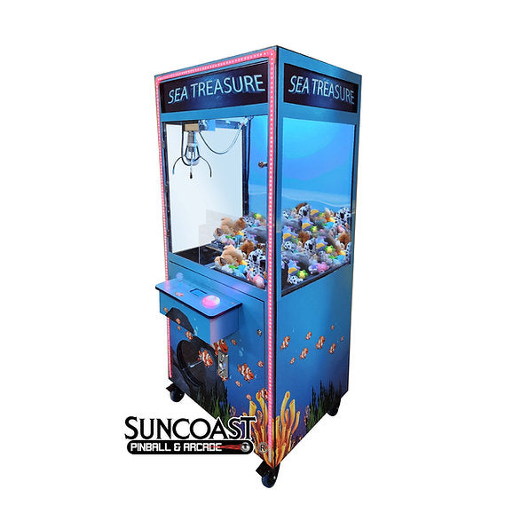 Suncoast Arcade Full Size Commercial Grade Claw/Crane Machine - Sea Treasure