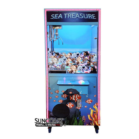 Suncoast Arcade Full Size Commercial Grade Claw/Crane Machine - Sea Treasure