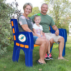 Imperial Miami Dolphins Park Bench