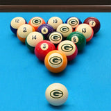 Imperial Green Bay Packers Retro Billiard Ball Set