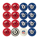 Imperial Buffalo Bills Billiard Balls With Numbers