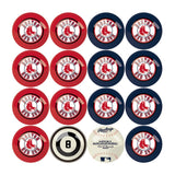 Imperial Boston Red Sox Billiard Balls With Numbers