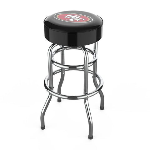 Imperial San Francisco 49ers Chrome Bar Stool