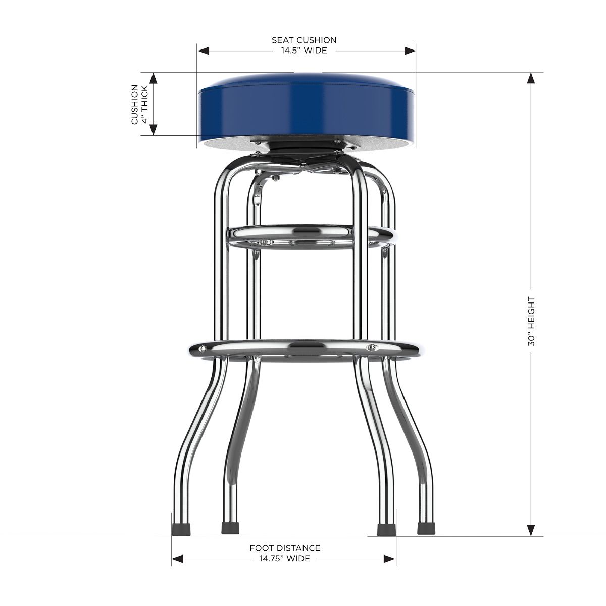 Imperial Indianapolis Colts 30" Bar Stool