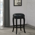 American Heritage Billiards Madrid Stool 30" - Black/Black