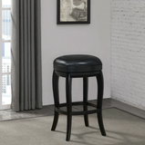 American Heritage Billiards Madrid Stool 30" - Black/Black