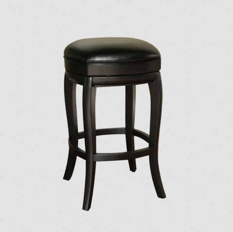 American Heritage Billiards Madrid Stool 30" - Black/Black