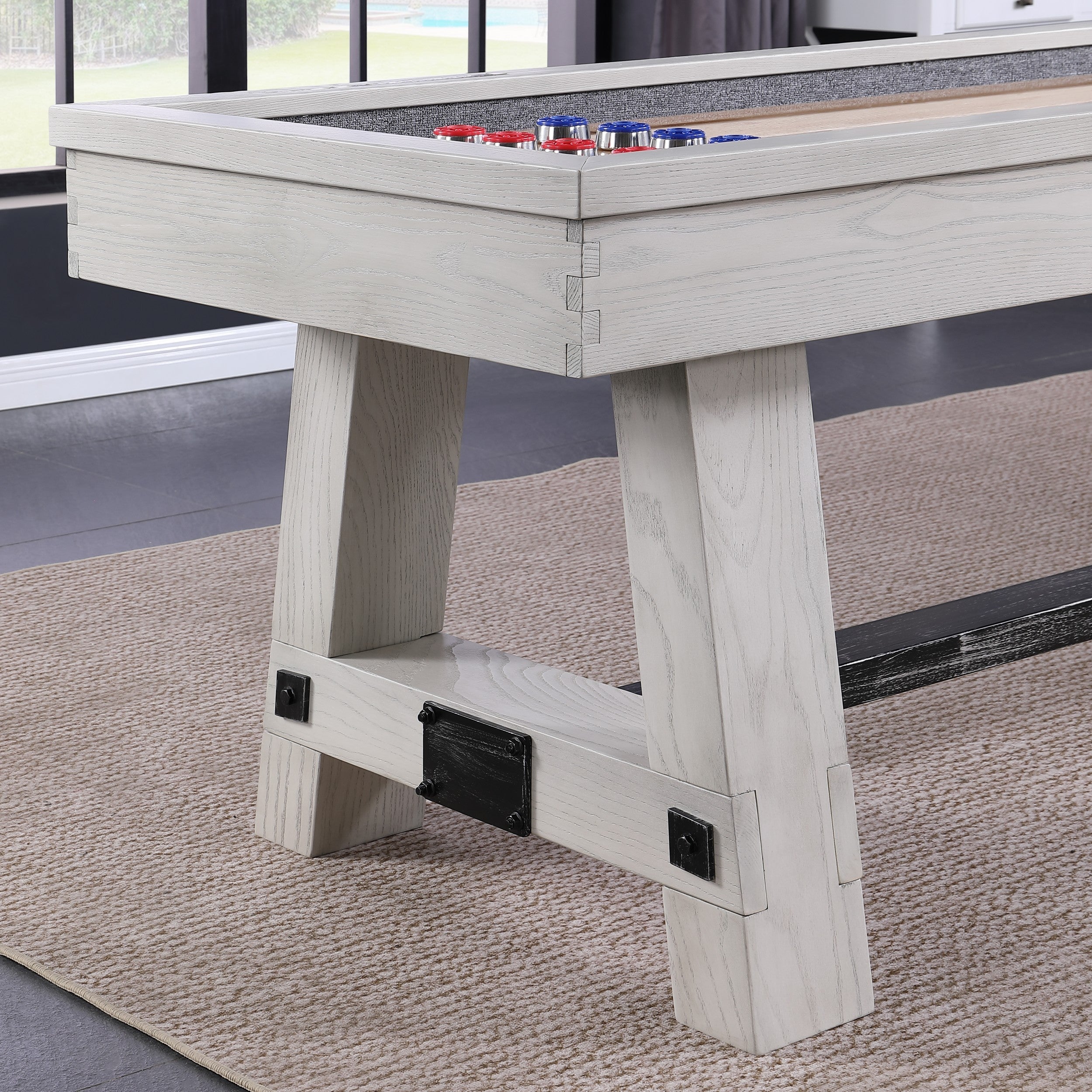 Playcraft 14' Yukon Pro-Style Shuffleboard Table in Northern Drift