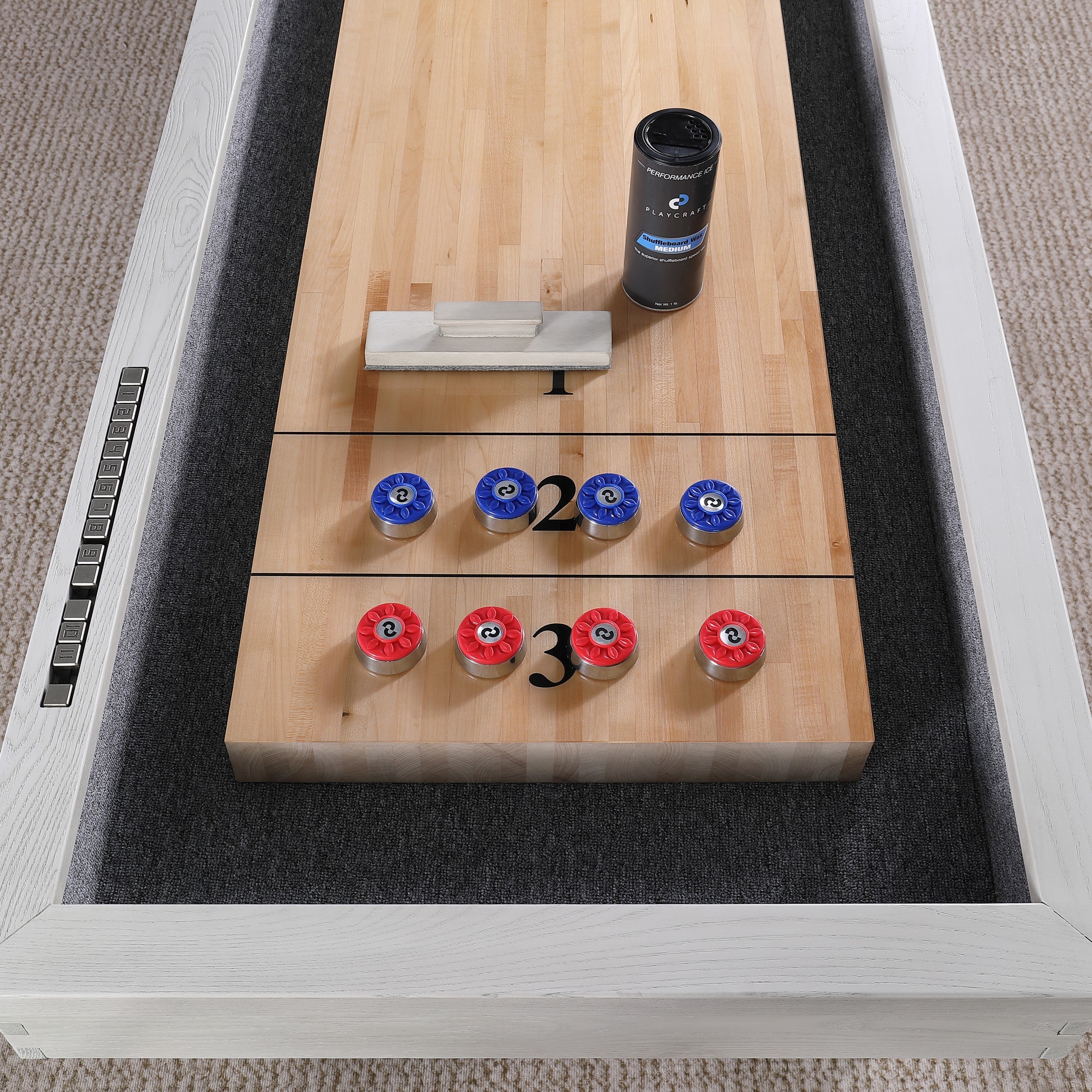 Playcraft 14' Yukon Pro-Style Shuffleboard Table in Northern Drift