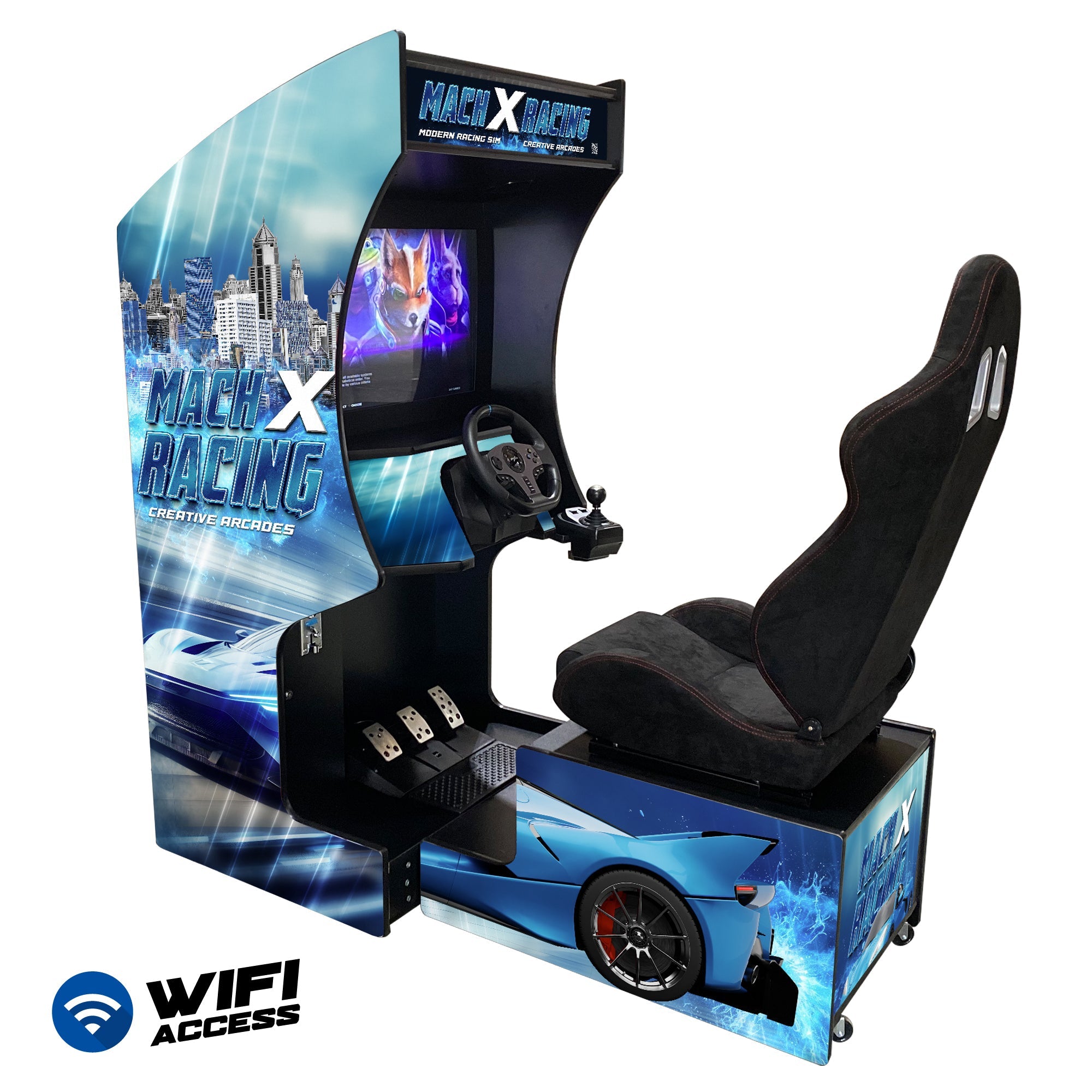 Creative Arcades Modern Racing Sim Machine