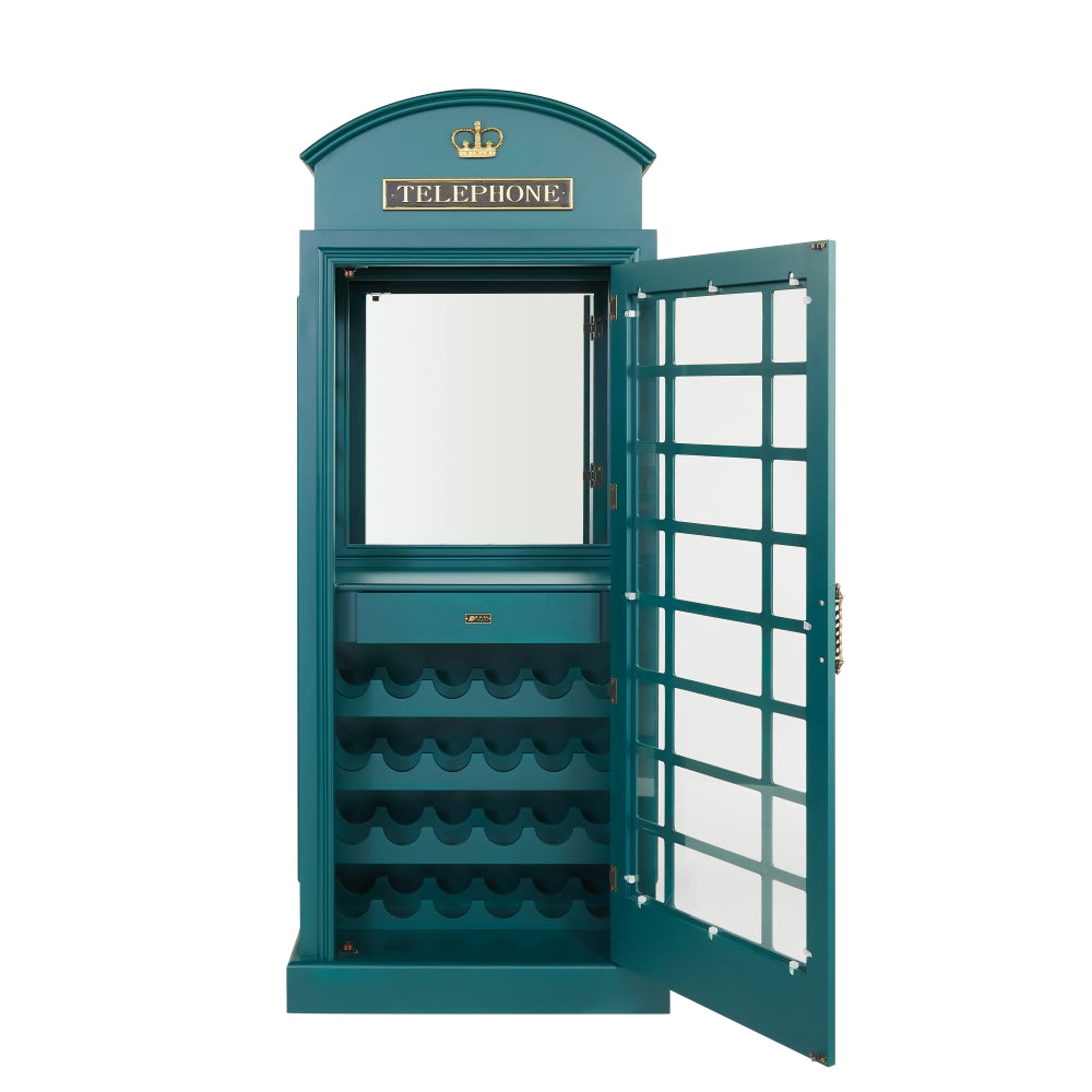 RAM Game Room Old English Telephone Booth Bar Cabinet