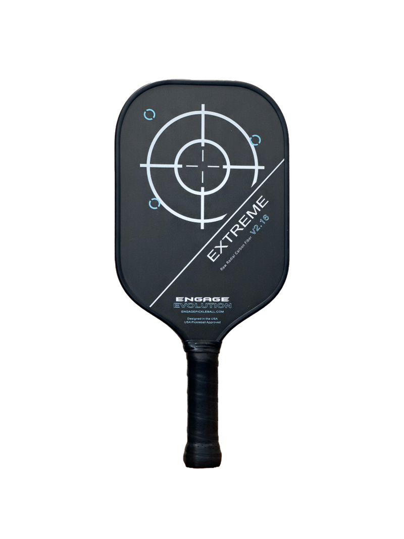Engage Pickleball Evolution Extreme v2 - Raw Radial Carbon Fiber - Elongated