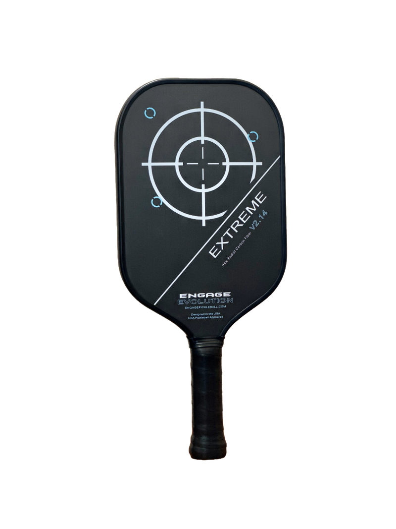 Engage Pickleball Evolution Extreme v2 - Raw Radial Carbon Fiber - Elongated