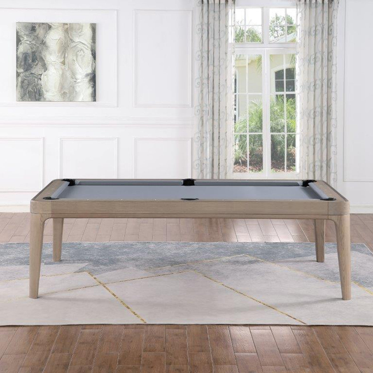 Playcraft Boca 8' Slate Pool Table in Natural Driftwood