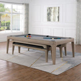 Playcraft Boca 8' Slate Pool Table in Natural Driftwood