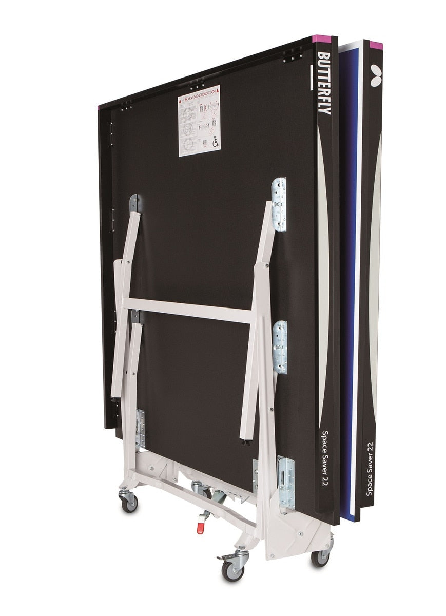 Butterfly Space Saver 22 Blue Table Tennis Table
