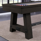 Playcraft 12' Yukon Pro-Style Shuffleboard Table in Weathered Fieldstone