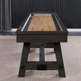 Playcraft 12' Yukon Pro-Style Shuffleboard Table in Weathered Fieldstone