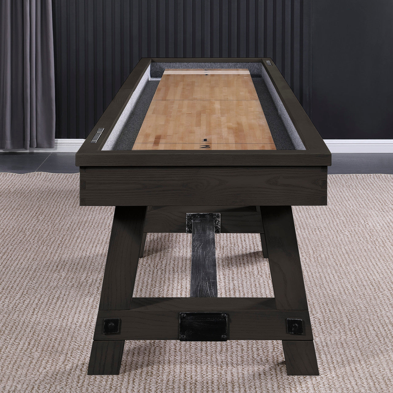 Playcraft 14' Yukon Pro-Style Shuffleboard Table in Weathered Fieldstone