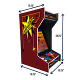 Suncoast Arcade Tabletop Brown Classic Arcade Machine - Lit Marquee - 60 Games