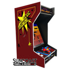 Suncoast Arcade Tabletop Brown Classic Arcade Machine - Lit Marquee - 60 Games