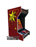 Suncoast Arcade Tabletop Brown Classic Arcade Machine - Lit Marquee - 60 Games