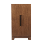 American Heritage Billiards Alta Wine & Spirit Cabinet in Brushed Walnut