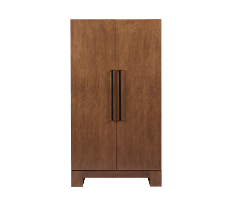 American Heritage Billiards Alta Wine & Spirit Cabinet in Brushed Walnut