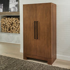 American Heritage Billiards Alta Wine & Spirit Cabinet in Brushed Walnut