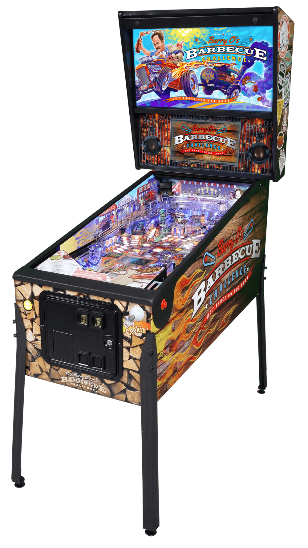 American Pinball Barry O's BBQ Challenge Pinball Machine