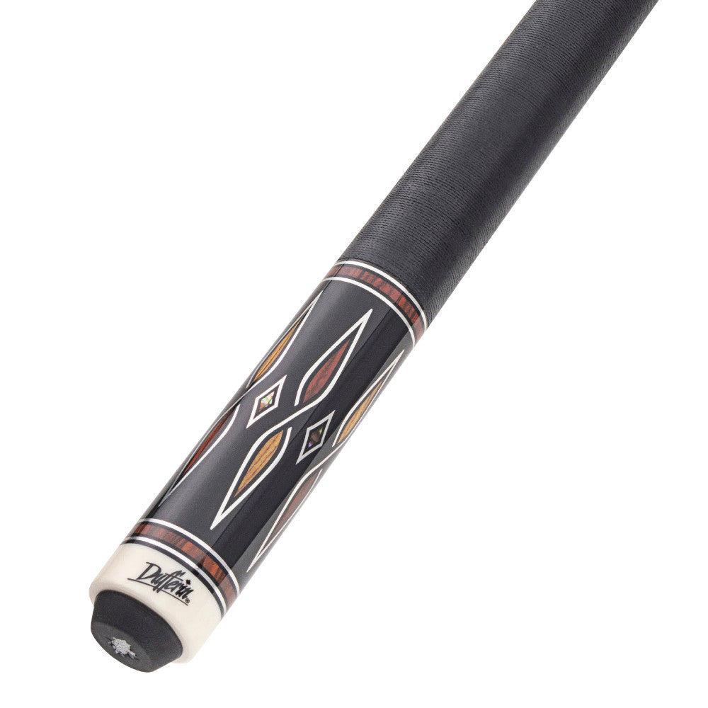 Dufferin Exotic Obsidian Cue with Linen Wrap