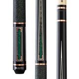 Lucasi Custom Art Deco Rose Gold & Malachite Cue