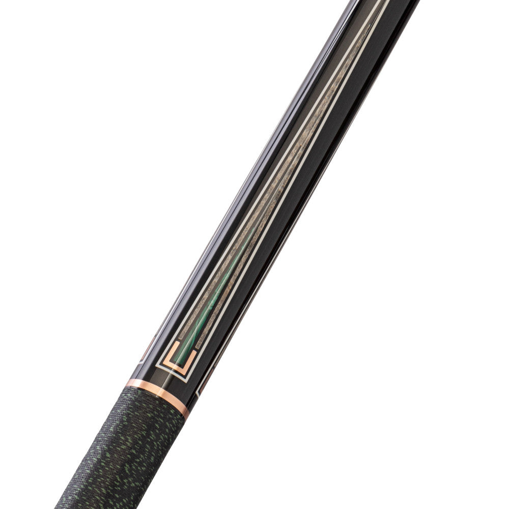 Lucasi Custom Art Deco Rose Gold & Malachite Cue