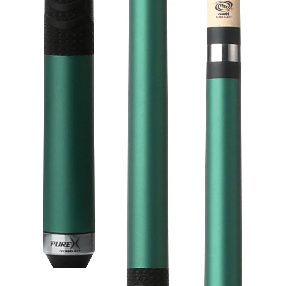 Pure X Emerald Green Matte Finish Cue with MZ Grip