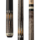 Pure X Grey Stain Birdseye Maple & Bocote Wrapless Cue