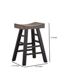 American Heritage Billiards Cheyenne Stool in Ocean Bar Height