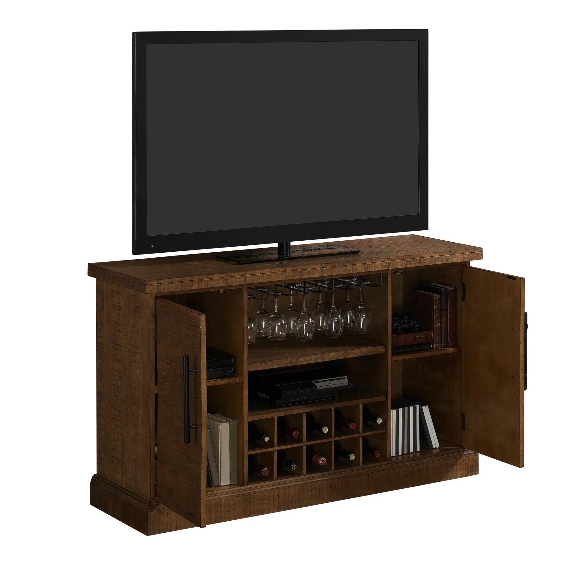 American Heritage Billiards Gateway Wine Cabinet in Reclaimed Wood