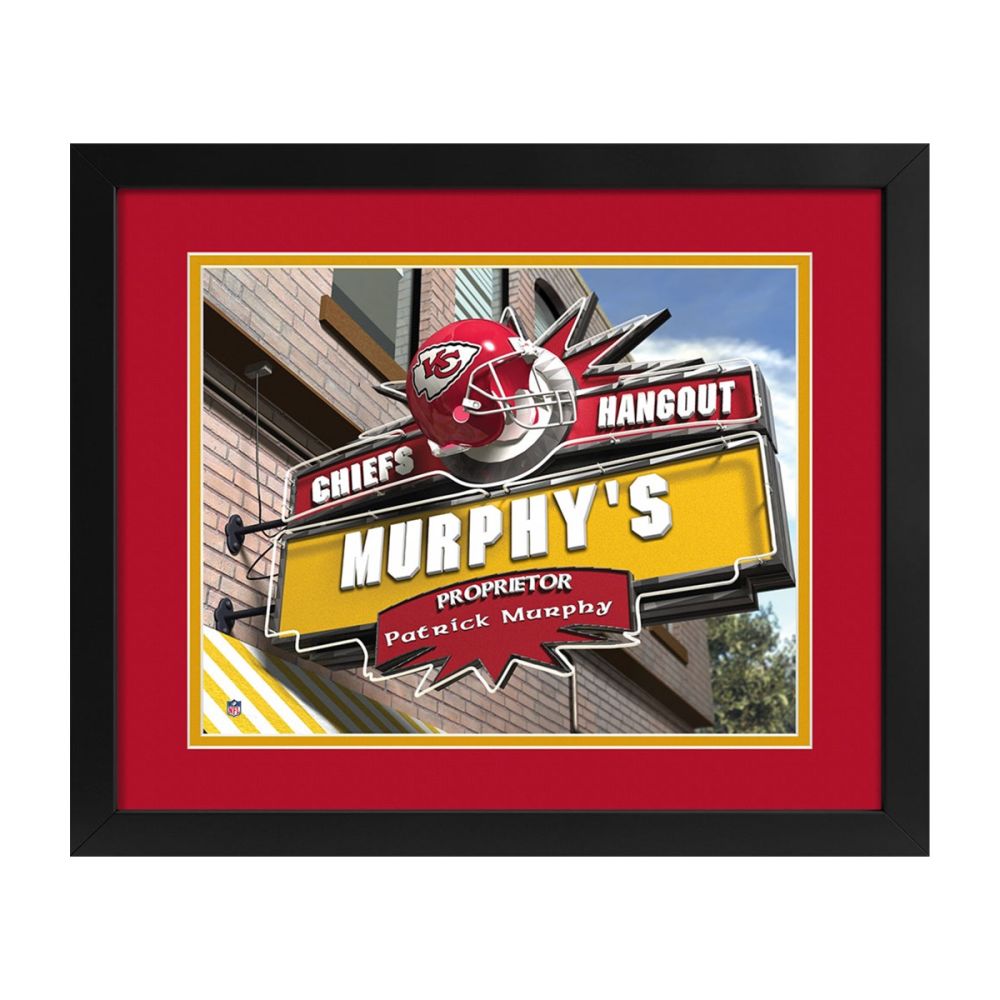 Imperial Kansas City Chiefs Custom Print Hangout Sign