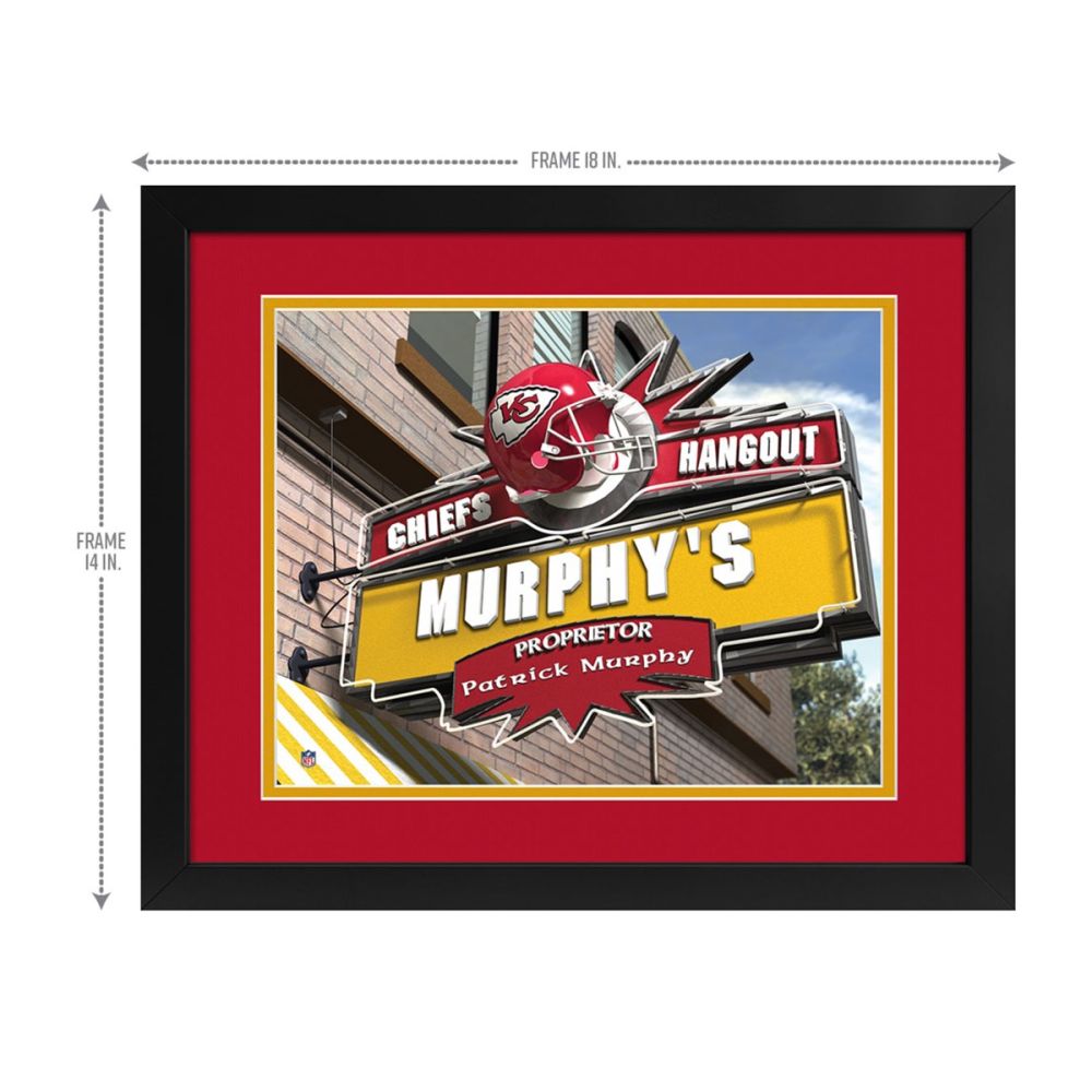 Imperial Kansas City Chiefs Custom Print Hangout Sign