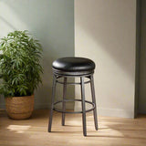 American Heritage Billiards Silvano Stool in Flint Counter Height